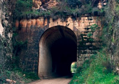 Antigüos túneles férreos ubicados en el municipio de Suesca.
